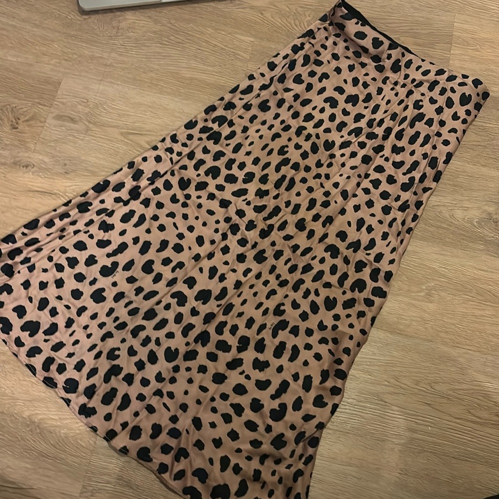 Realisation par silk midi skirt